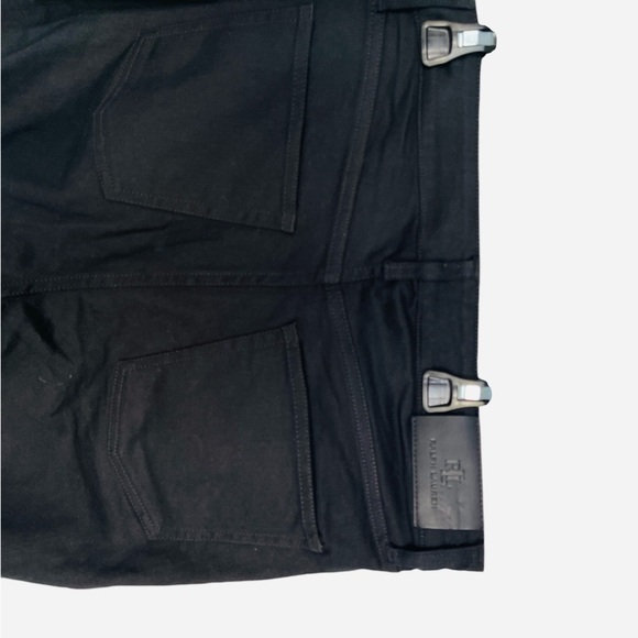 Nwt- RALPH LAUREN, BLACK EMBROIDERED PANT, SIZE: 8 MSRP $185 - Picture 8 of 9